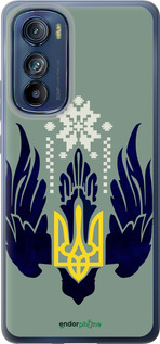 Силиконовый чехол Тризуб с крыльями для Motorola Edge 30 - 5640u-2840 изображение 