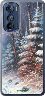 Силиконовый чехол Зимний пейзаж для Motorola Edge 30 - 5814u-2840 изображение 