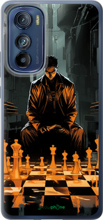 Силиконовый чехол Шахматы для Motorola Edge 30 - 5951u-2840 изображение 