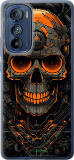 Силиконовый чехол Череп для Motorola Edge 30 - 5952u-2840 изображение 
