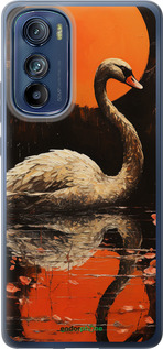 Силиконовый чехол Лебедь для Motorola Edge 30 - 5964u-2840 изображение 