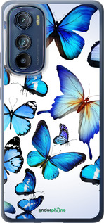 Силиконовый чехол Бабочки для Motorola Edge 30 - 6023u-2840 изображение 