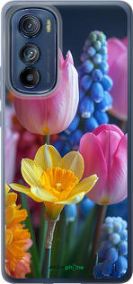 Силиконовый чехол Весенние цветы для Motorola Edge 30 - 6058u-2840 изображение 