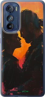 Силиконовый чехол Любовь на полотне для Motorola Edge 30 - 6067u-2840 изображение 