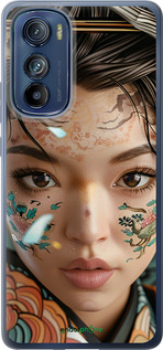 Силиконовый чехол Взгляд души самурая для Motorola Edge 30 - 6076u-2840 изображение 