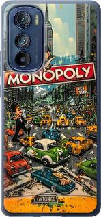 Силиконовый чехол Городской драйв Monopoly для Motorola Edge 30 - 6088u-2840 изображение 