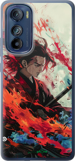 Силиконовый чехол Битва стихий для Motorola Edge 30 - 6110u-2840 изображение 