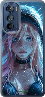 Силиконовый чехол Аниме-дива под дождем для Motorola Edge 30 - 6120u-2840 изображение 