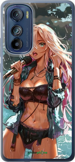 Силиконовый чехол Аниме-звезда под водопадом для Motorola Edge 30 - 6121u-2840 изображение 