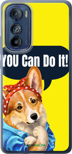 Силиконовый чехол чехол с корги You Can Do It для Motorola Edge 30 - 6184u-2840 изображение 