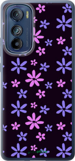Силиконовый чехол с  цветами для Motorola Edge 30 - 6258u-2840 изображение 