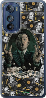 Силиконовый чехол Волк с валл стрит для Motorola Edge 30 - 6287u-2840 изображение 