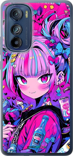 Силиконовый чехол Аниме милаха для Motorola Edge 30 - 6314u-2840 изображение 