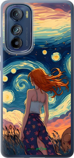 Силіконовий чехол Дівчина Арт для Motorola Edge 30 - 6325u-2840 изображение 