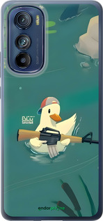 Силиконовый чехол Уточка с автоматом для Motorola Edge 30 - 6356u-2840 изображение 