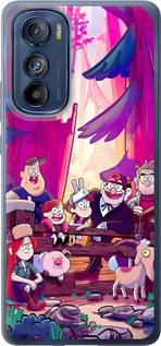 Силиконовый чехол Гравити Фолз для Motorola Edge 30 - 6365u-2840 изображение 