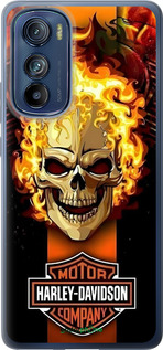 Силиконовый чехол Харлей девидсон для Motorola Edge 30 - 6370u-2840 изображение 