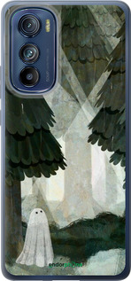 Силиконовый чехол С изображением соснового леса и привидения для Motorola Edge 30 - 6420u-2840 изображение 