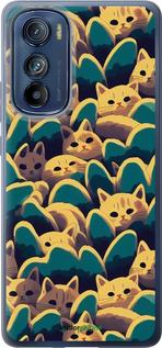 Силиконовый чехол С изображением кошек для Motorola Edge 30 - 6429u-2840 изображение 