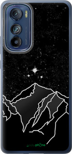 Силиконовый чехол Минималистический горный пейзаж для Motorola Edge 30 - 6438u-2840 изображение 