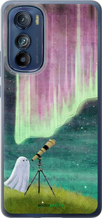 Силиконовый чехол Привидение и звезды для Motorola Edge 30 - 6443u-2840 изображение 