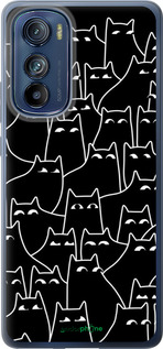 Силиконовый чехол С изображением кошек для Motorola Edge 30 - 6470u-2840 изображение 