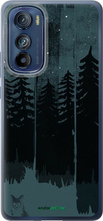 Силиконовый чехол Лиса и ночной лес для Motorola Edge 30 - 6481u-2840 изображение 