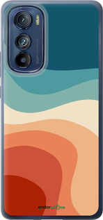 Силиконовый чехол В стиле ретро с волнами для Motorola Edge 30 - 6531u-2840 изображение 