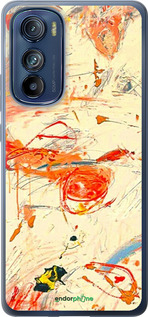 Силіконовий чехол Динамічна картина з хаотичними мазками для Motorola Edge 30 - 6540u-2840 изображение 