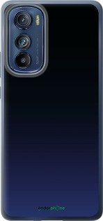 Силиконовый чехол Градиент в тёмно - синем стиле для Motorola Edge 30 - 6542u-2840 изображение 