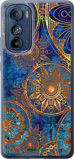 Силиконовый чехол Золотой узор для Motorola Edge 30 - 678u-2840 изображение 