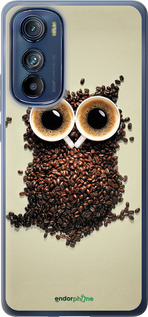 Силиконовый чехол Сова из кофе для Motorola Edge 30 - 777u-2840 изображение 