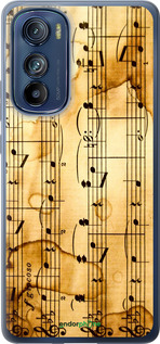 Силиконовый чехол Ноты для Motorola Edge 30 - 905u-2840 изображение 