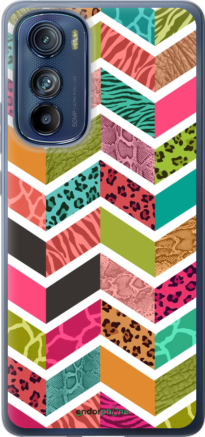 Силиконовый чехол Шеврон v3 для Motorola Edge 30 - 1058u-2840 изображение 