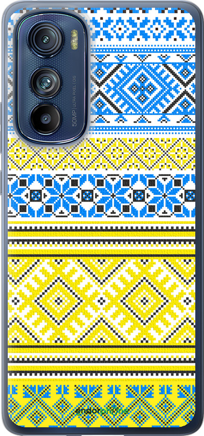 Силиконовый чехол Вышиванка 40 для Motorola Edge 30 - 1174u-2840 изображение 