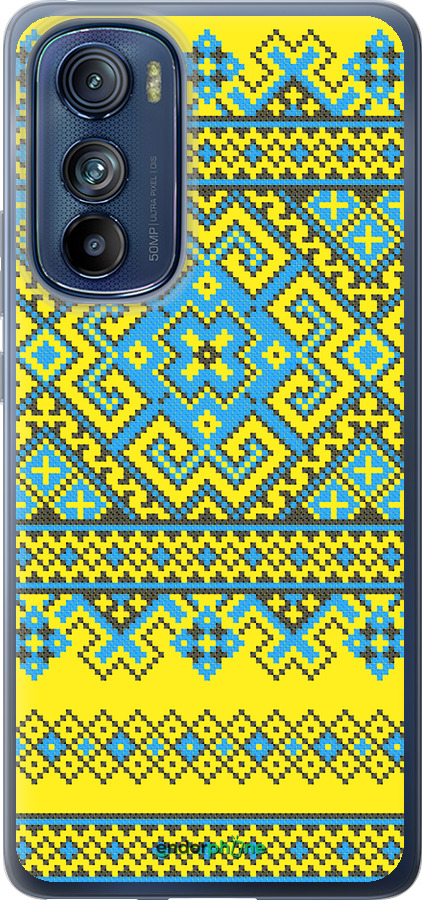 Силиконовый чехол Вышиванка 41 для Motorola Edge 30 - 1175u-2840 изображение 