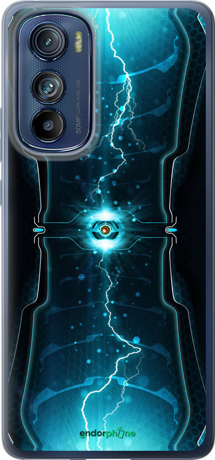 Силиконовый чехол Молнии в цилиндре для Motorola Edge 30 - 120u-2840 изображение 