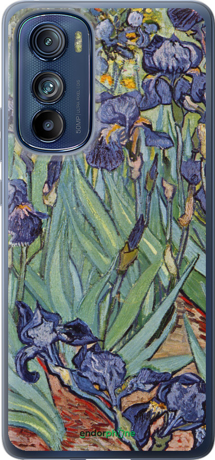 Силиконовый чехол Винсент Ван Гог. Ирисы для Motorola Edge 30 - 161u-2840 изображение 