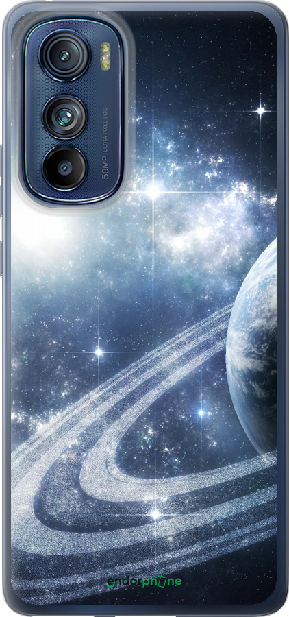 Силиконовый чехол Кольца Сатурна для Motorola Edge 30 - 173u-2840 изображение 