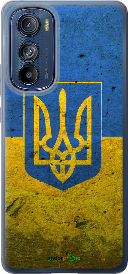 Силіконовий чехол Прапор і герб України 2 для Motorola Edge 30 - 378u-2840 изображение 