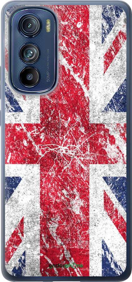 Силиконовый чехол Флаг Великобритании 1 для Motorola Edge 30 - 386u-2840 изображение 