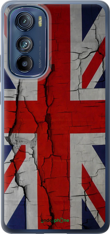 Силиконовый чехол Флаг Великобритании 2 для Motorola Edge 30 - 387u-2840 изображение 