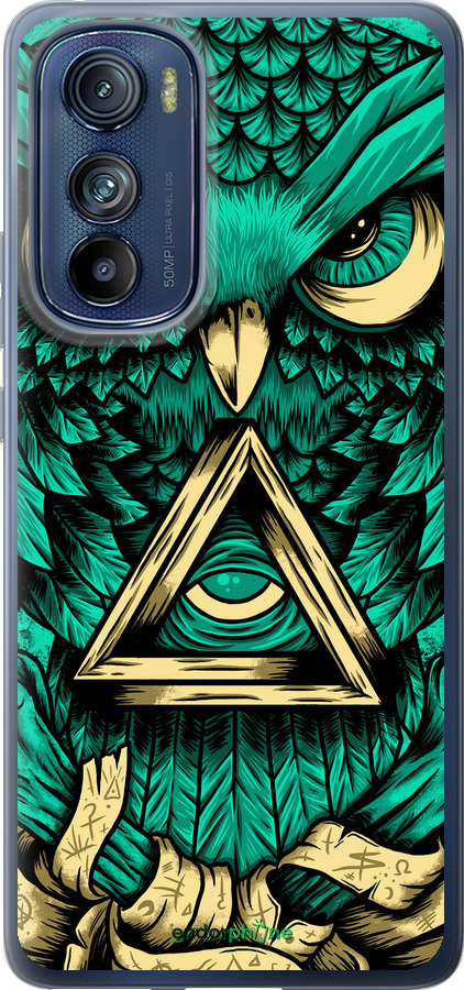 Силиконовый чехол Сова Арт-тату для Motorola Edge 30 - 3971u-2840 изображение 
