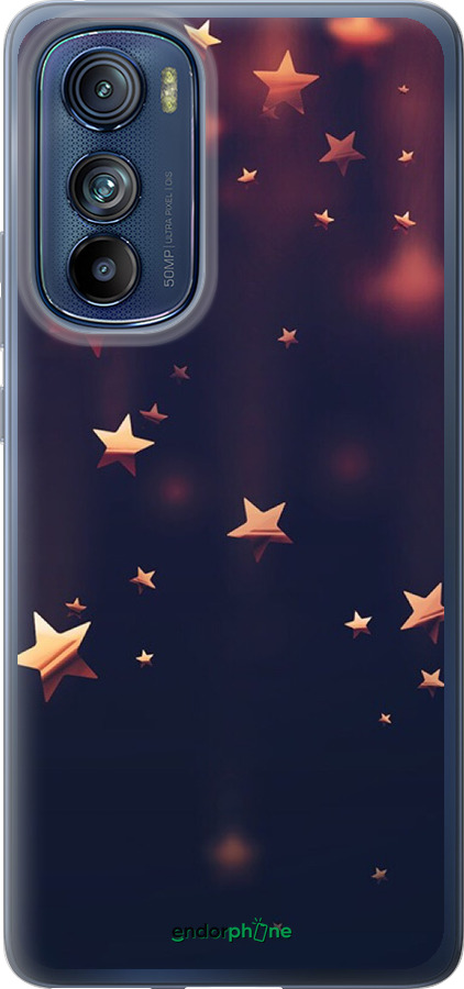 Силиконовый чехол Падающие звезды для Motorola Edge 30 - 3974u-2840 изображение 