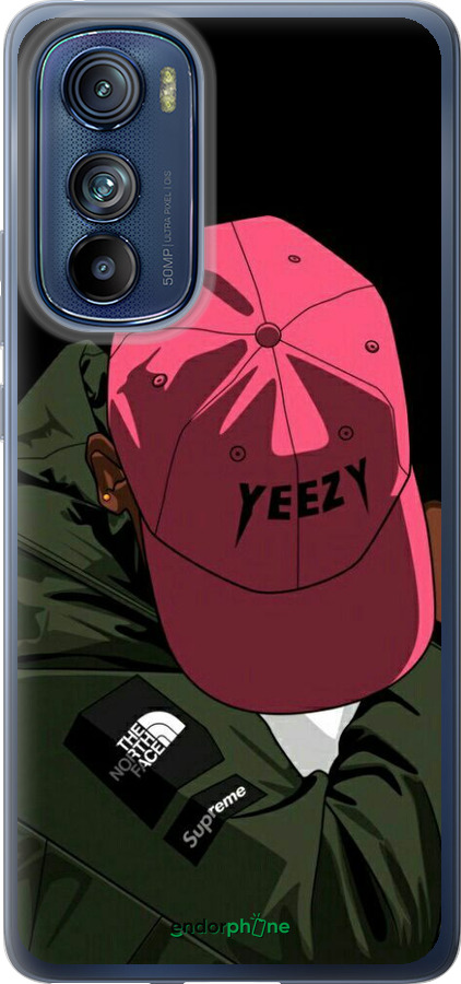 Силіконовий чехол logo de yeezy для Motorola Edge 30 - 3995u-2840 изображение 