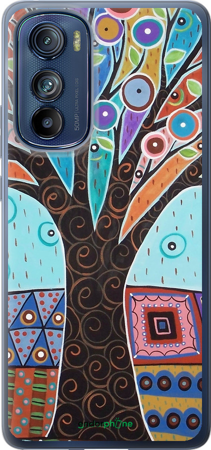 Силиконовый чехол Арт-дерево для Motorola Edge 30 - 4008u-2840 изображение 