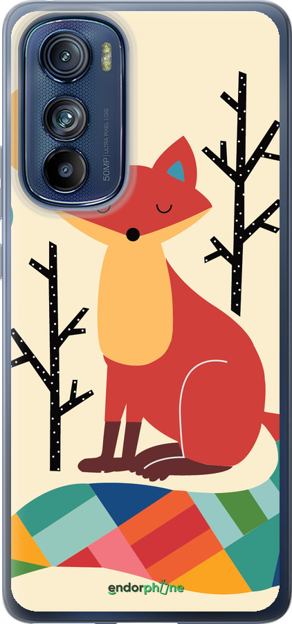Силиконовый чехол Rainbow fox для Motorola Edge 30 - 4010u-2840 изображение 