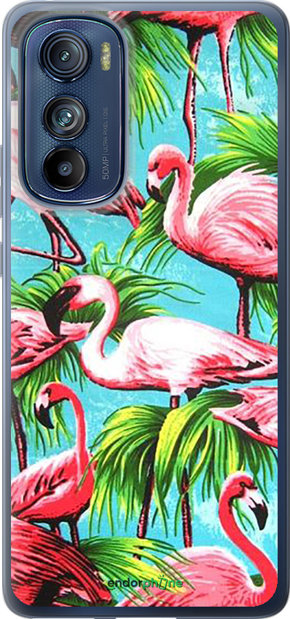 Силиконовый чехол Tropical background для Motorola Edge 30 - 4016u-2840 изображение 