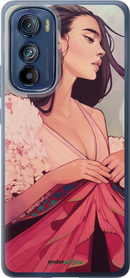 Силиконовый чехол Kelsey Beckett для Motorola Edge 30 - 4034u-2840 изображение 