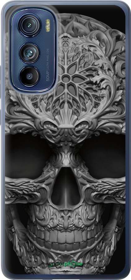 Силиконовый чехол skull-ornament для Motorola Edge 30 - 4101u-2840 изображение 